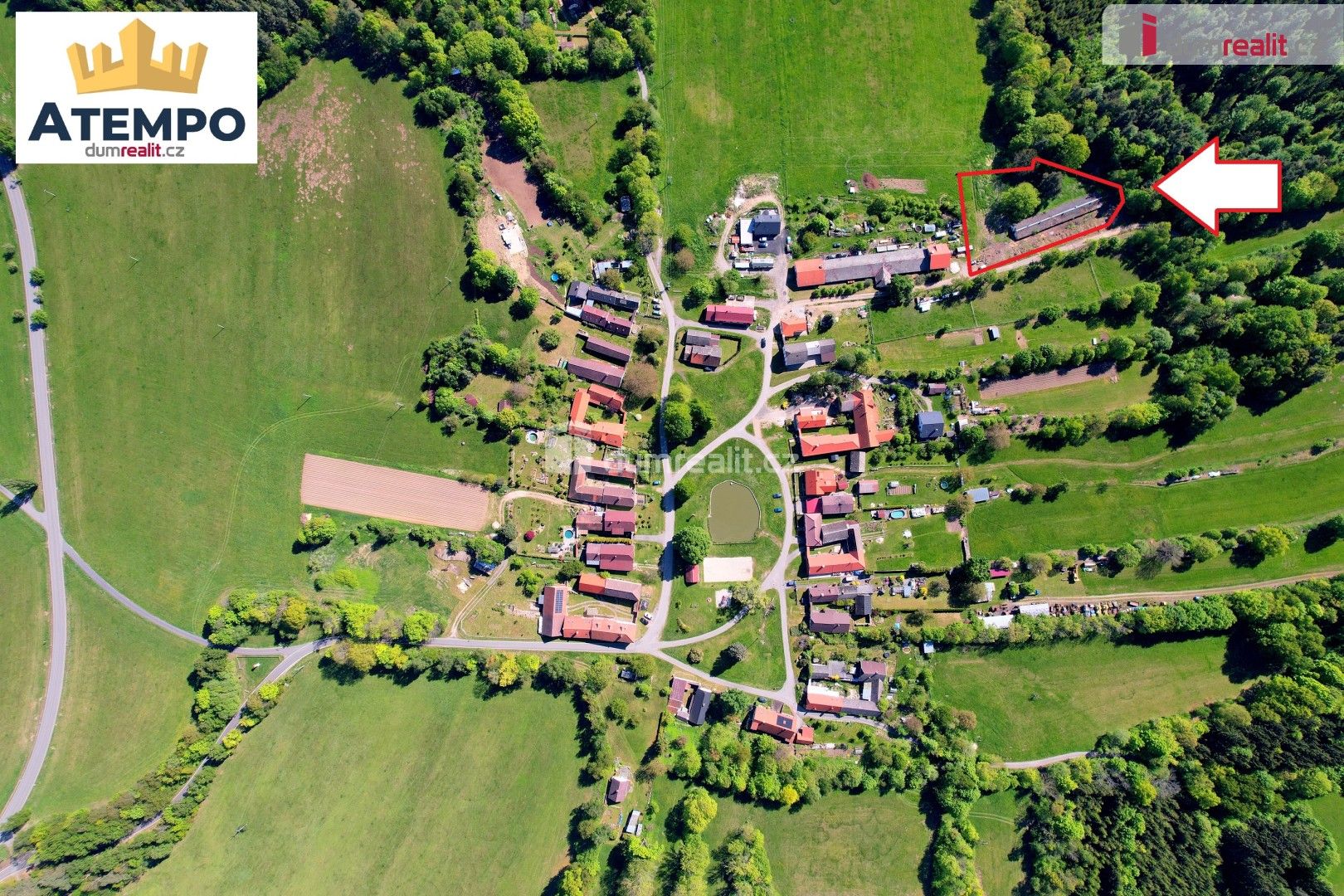 Prodej pozemek pro bydlení - Klenovice, Mičovice, 3 996 m²