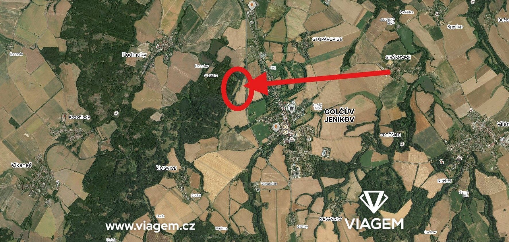 Prodej zemědělský pozemek - Golčův Jeníkov, okres Havlíčkův Brod, Kraj Vysočina - 2