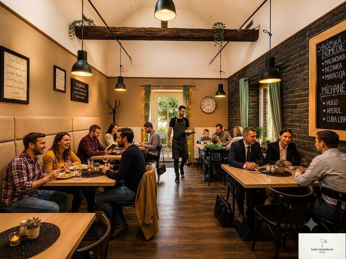 Restaurace, Mezi Křižovatkami, Dolní Břežany, okres Praha-západ, 110 m² - 1