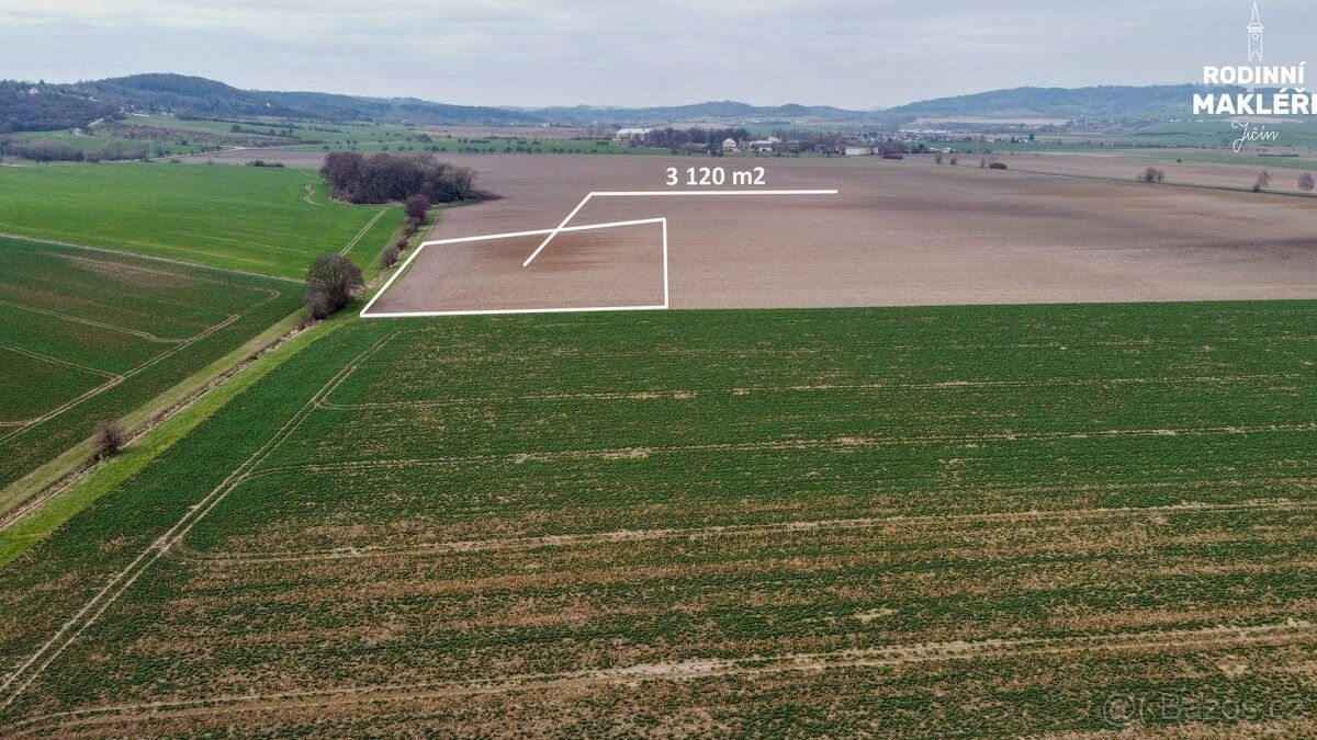 Zemědělské pozemky, Jičín, 506 01, 3 120 m²
