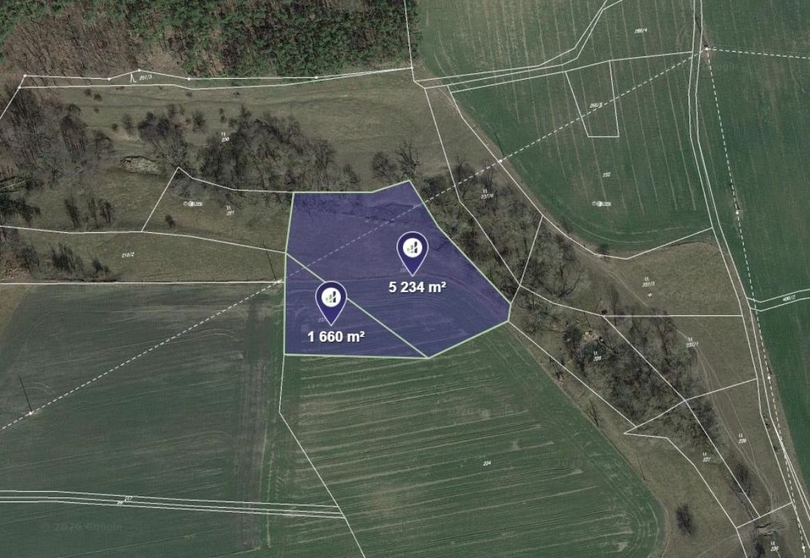 Louka, 1 724 m²