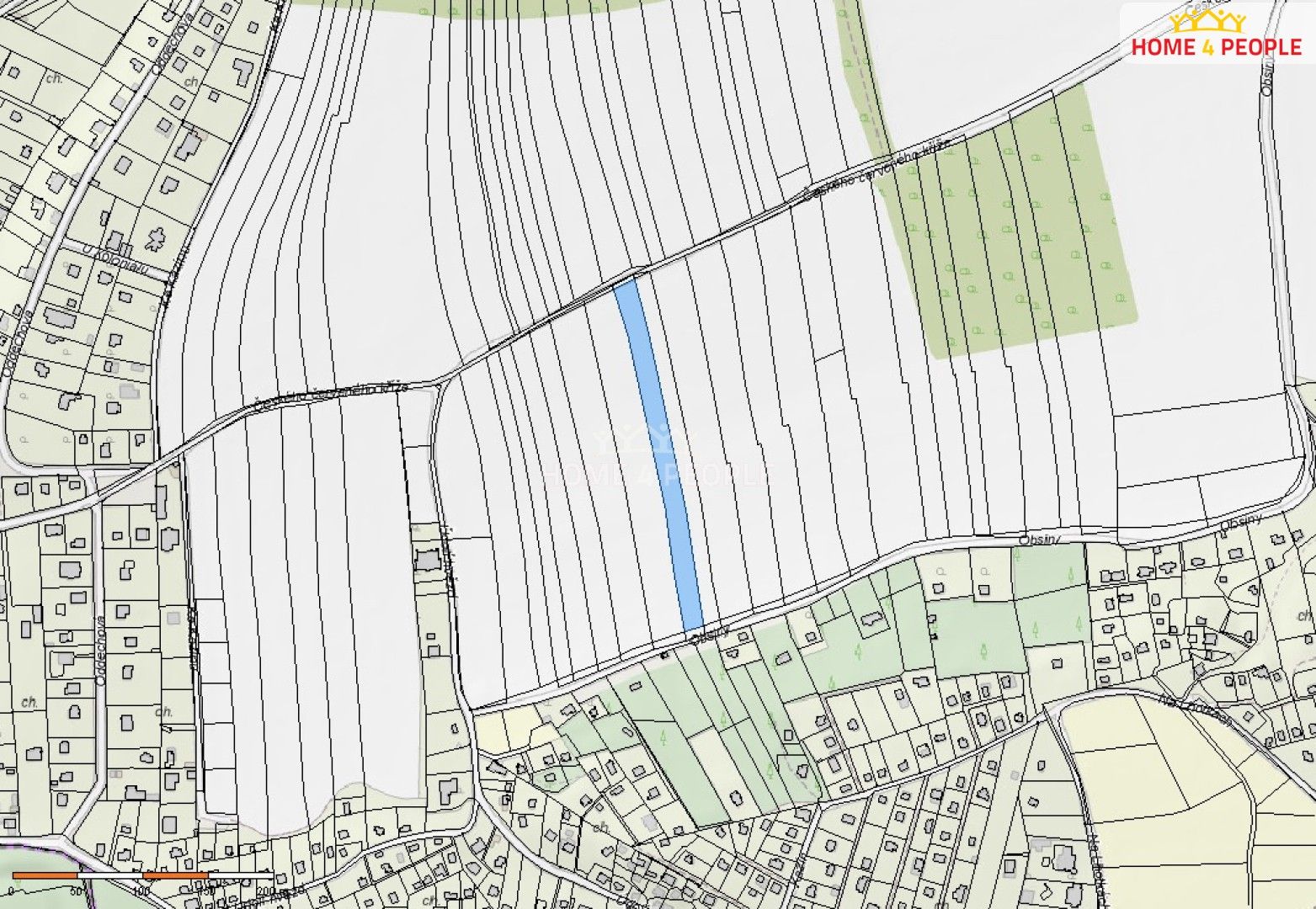 Prodej zemědělský pozemek - Lipence, Praha, 4 252 m²