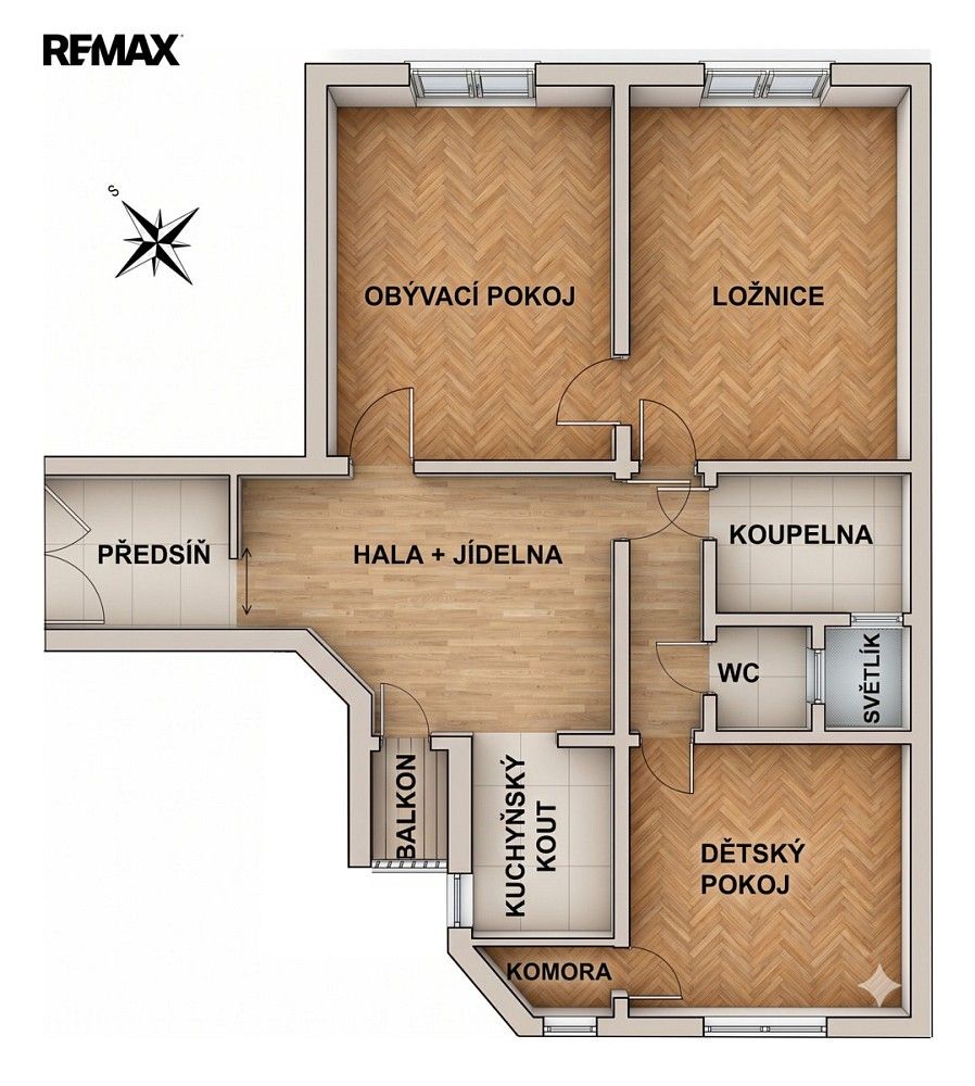 3+1, Praha - Nusle, okres Praha 4, Hlavní město Praha, 84 m² - 2