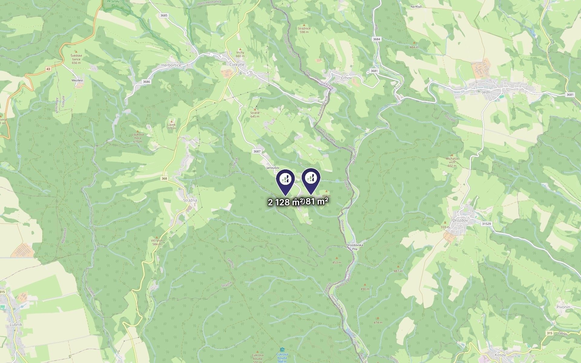 Louka · 1 605 m² · Cotkytle - 4