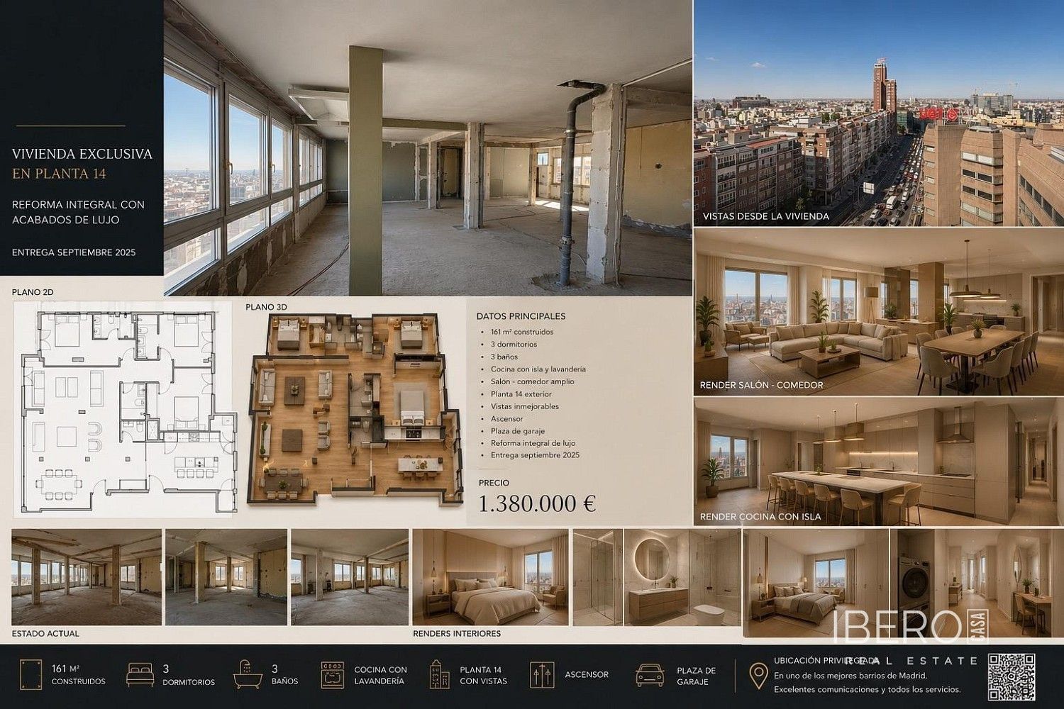 Prodej byt 4+kk - Madrid, Španělsko, 161 m² - 5