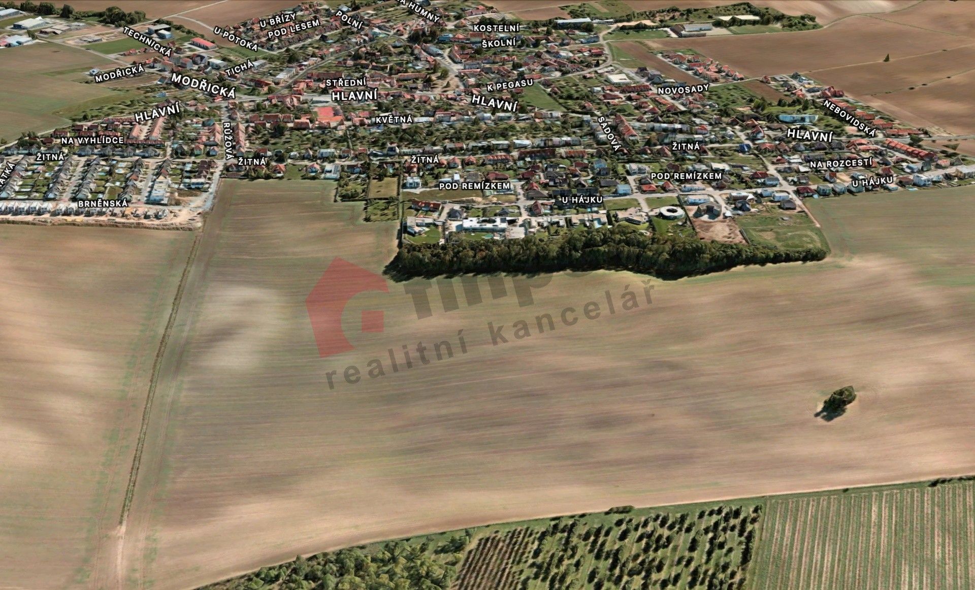 Prodej pozemek pro bydlení - U Hájku, Moravany