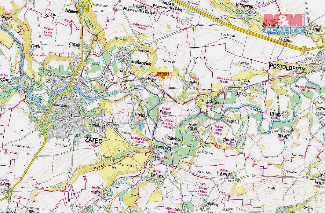 Prodej zemědělský pozemek - Staňkovice, okres Louny - 5