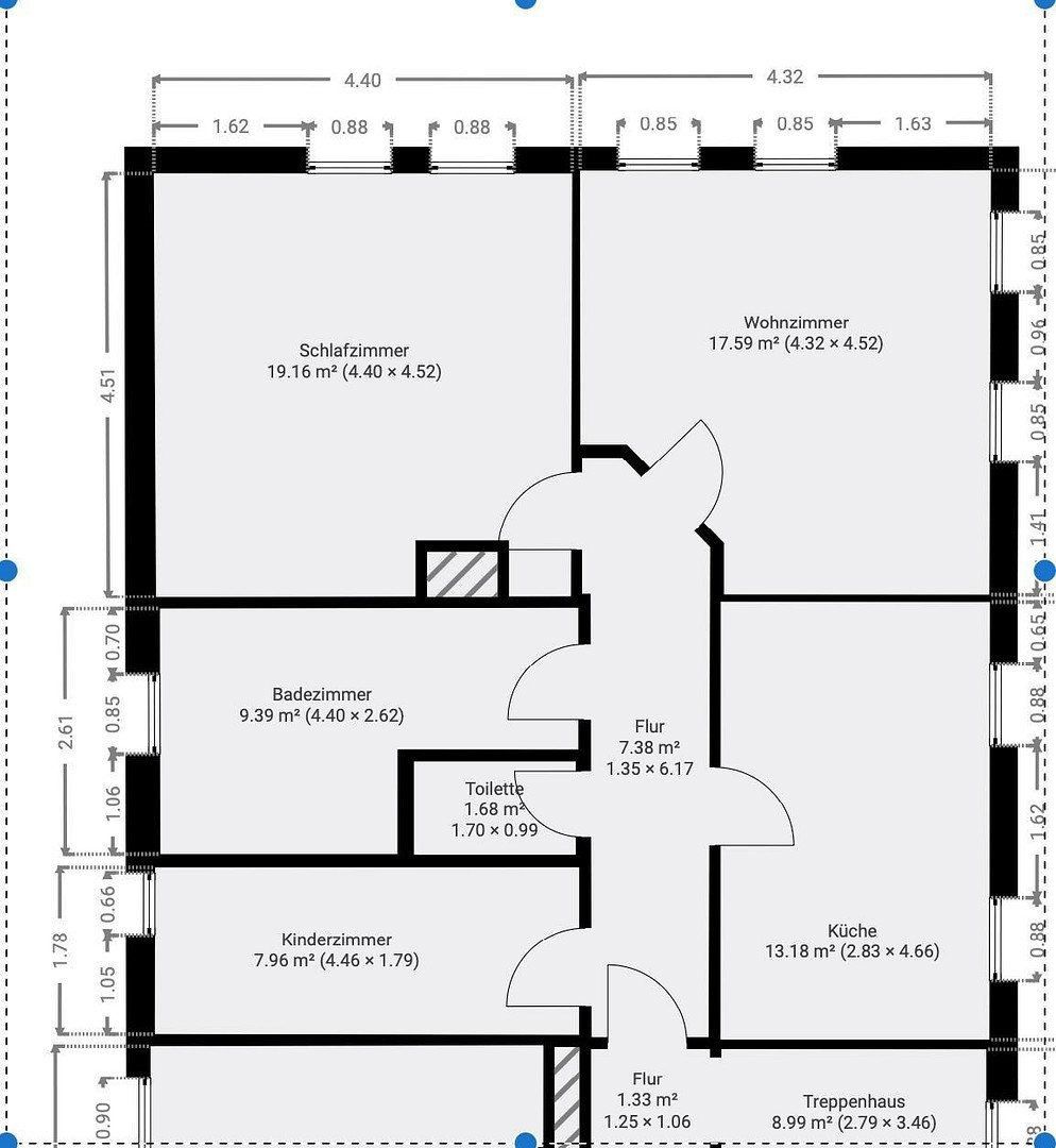 3+1, TRöGELSBACH 10, , Bádensko-Württembersko, 78 m² - 1