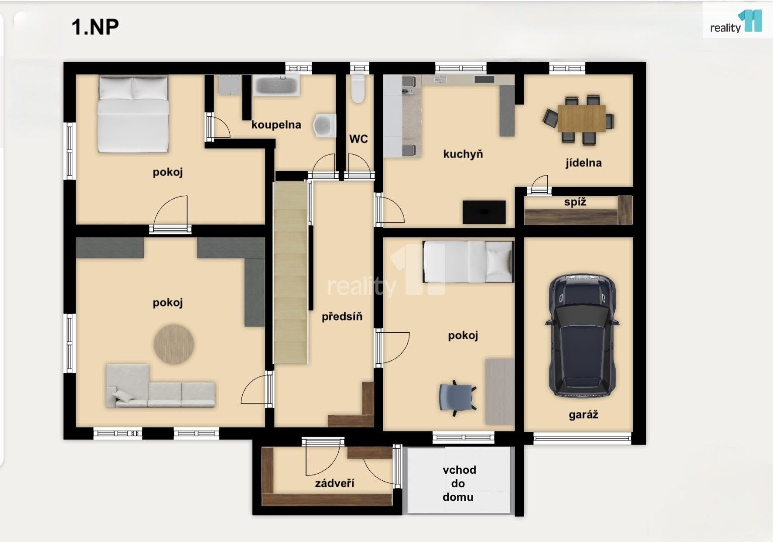 Prodej rodinný dům - Bzí, Letiny, 200 m² - 2