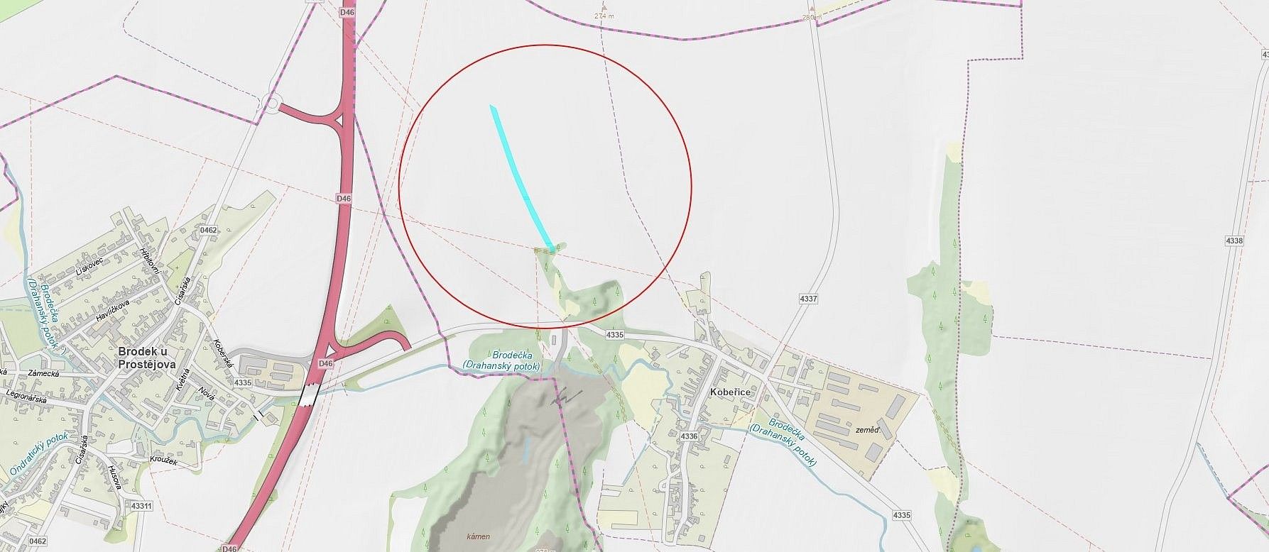 Zemědělské pozemky, Hradčany-Kobeřice - Kobeřice, okres Prostějov, Olomoucký kraj - 1