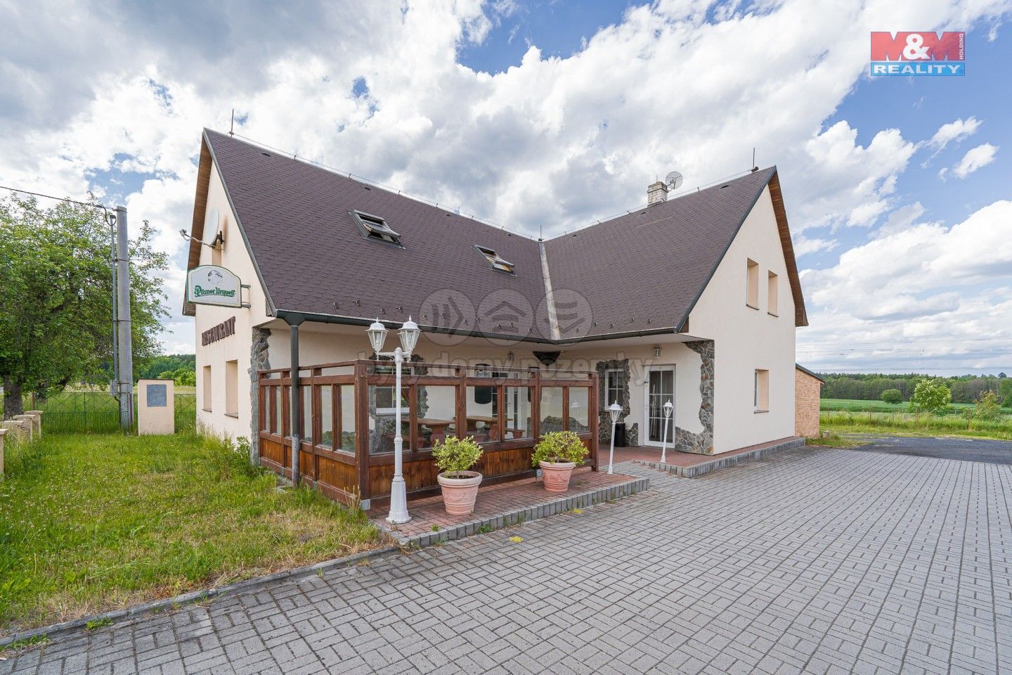 Restaurace, Horní Lomany, Františkovy Lázně, 137 m²