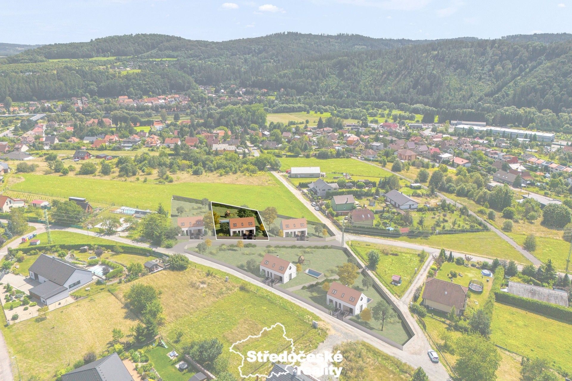 Prodej pozemek pro bydlení - Slunečná, Sázava