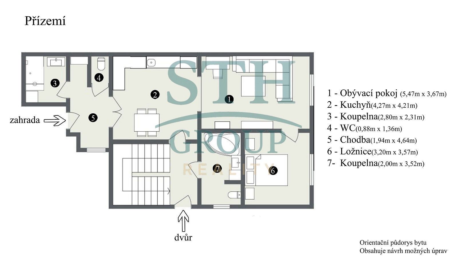 Rodinné domy, Čapkova, Hostomice, okres Teplice, 140 m² - 2