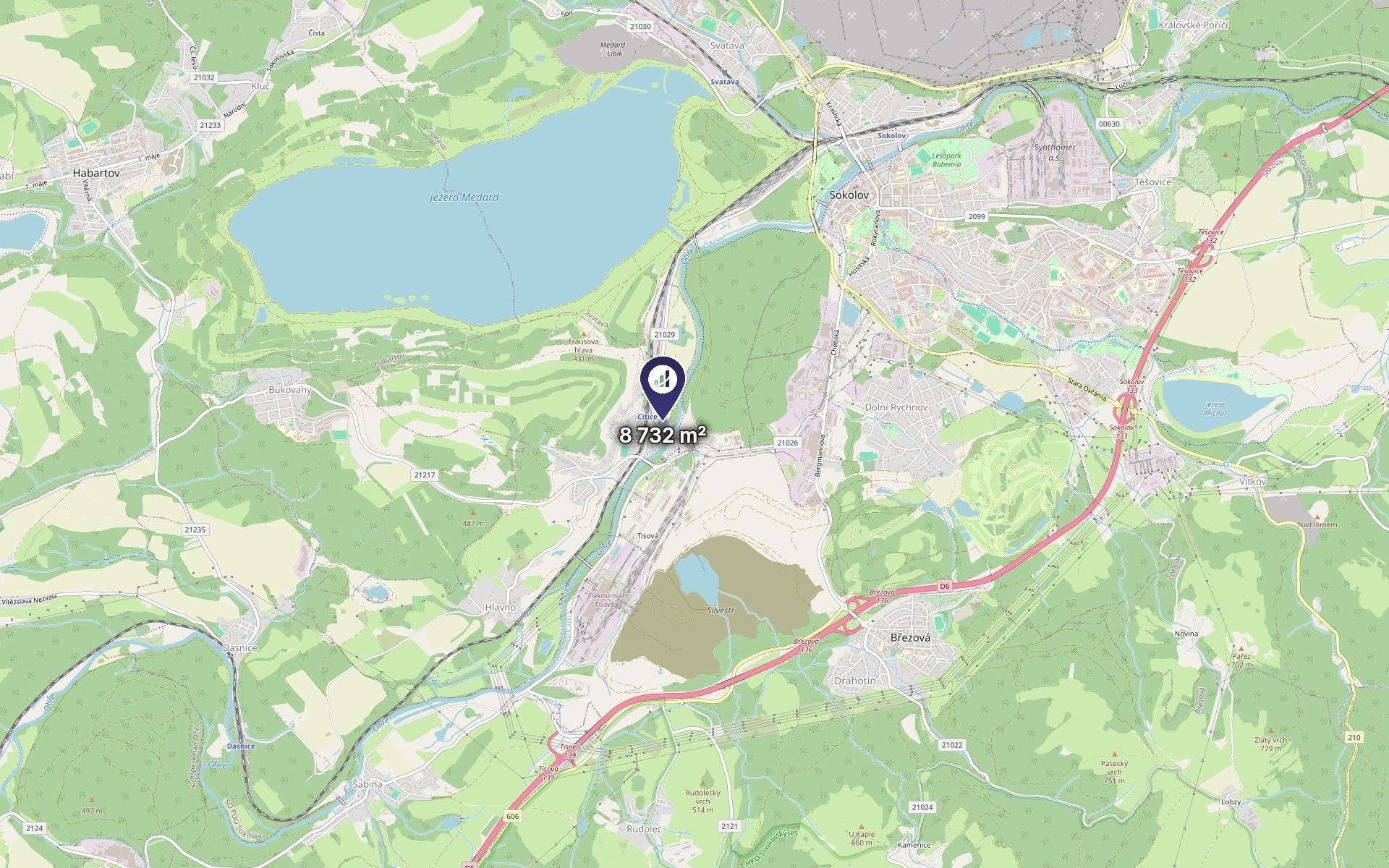 Zemědělský pozemek · 8 732 m² · Citice - 3