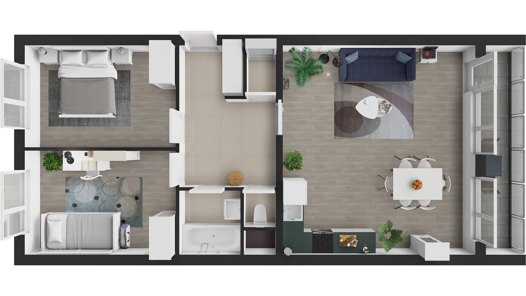 Byt 3+1 · 79 m² · Praha - Čimice, okres Praha 8, Hlavní město Praha - 3