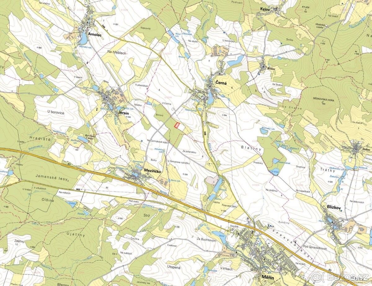 Prodej pozemek pro bydlení - Měřín, 594 42