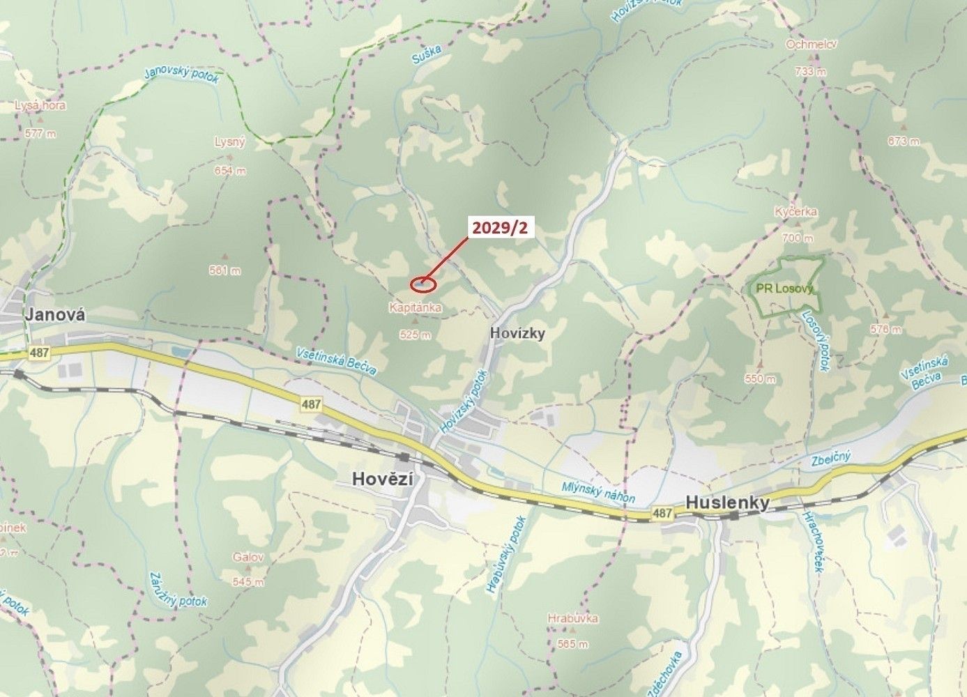 Lesy, Hovězí, okres Vsetín, Zlínský kraj