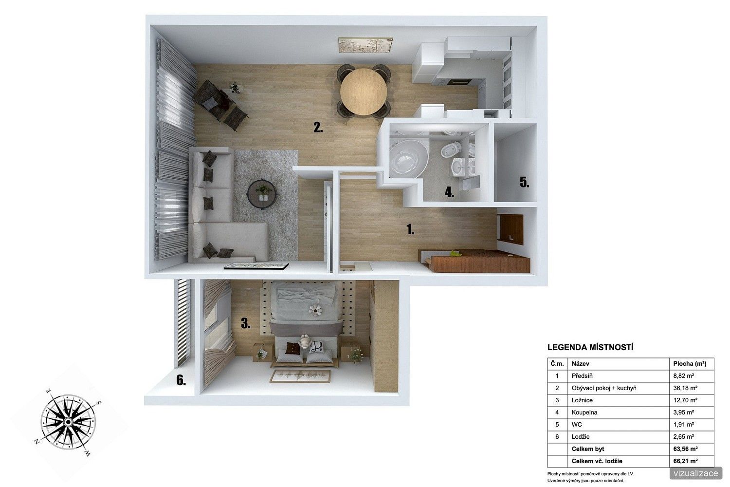 Prodej byt 3+kk - Praha - Modřany, okres Praha 12, Hlavní město Praha, 66 m² - 5