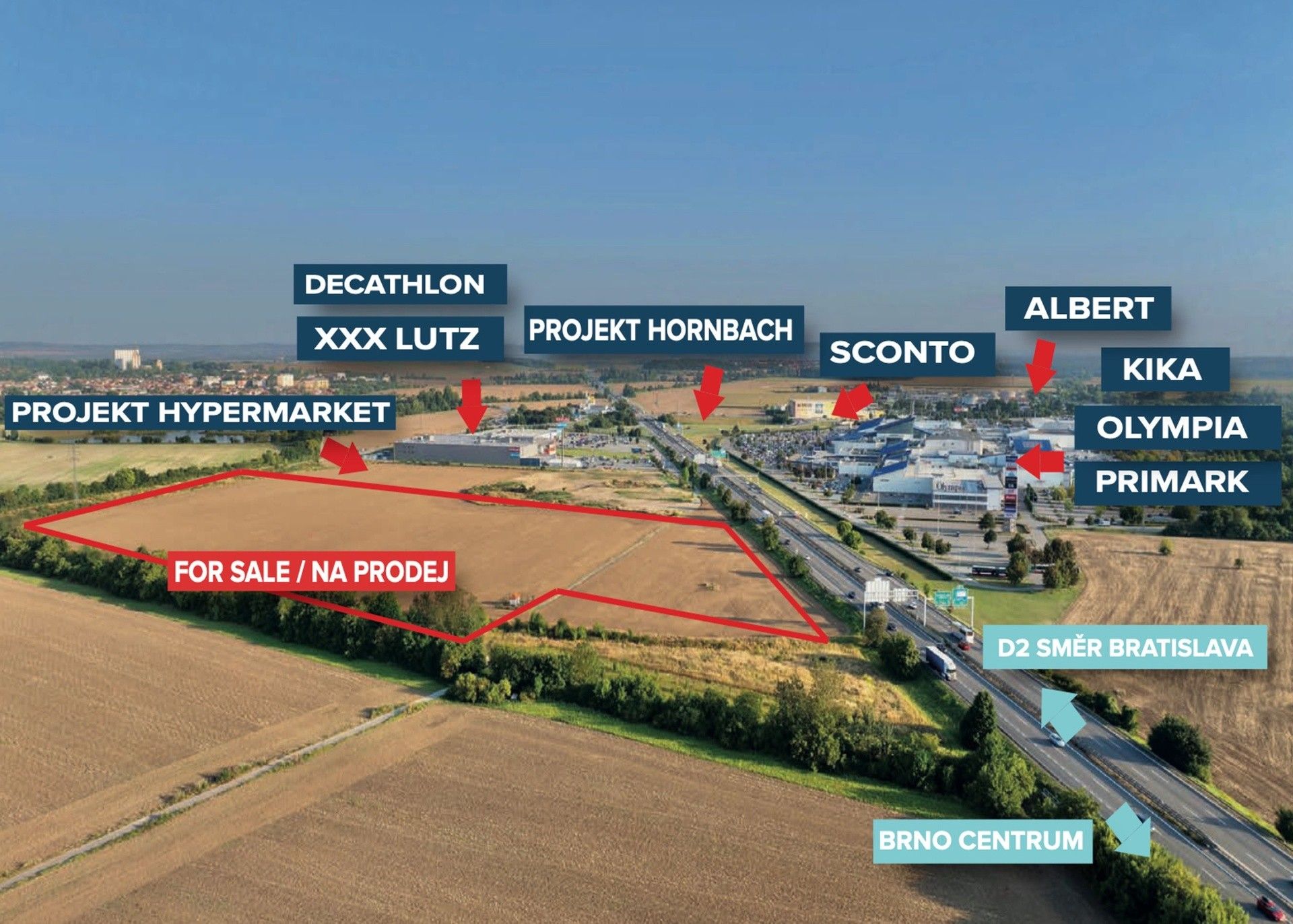 Prodej komerční pozemek - Brno