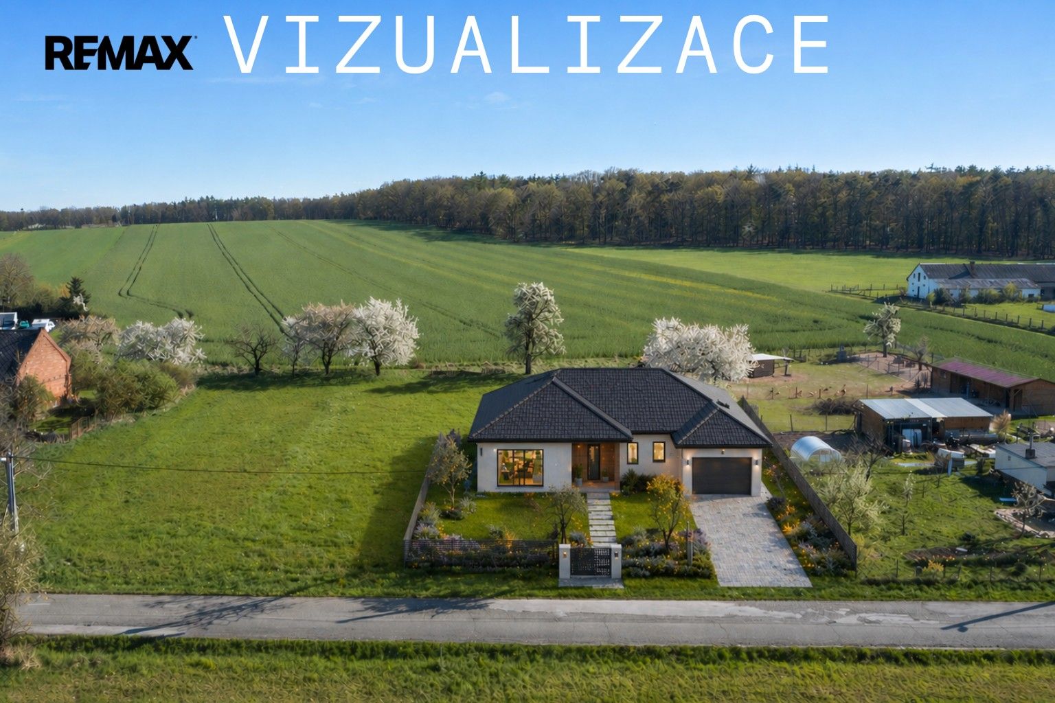 Prodej pozemek pro bydlení - Mžany, 863 m² - 2