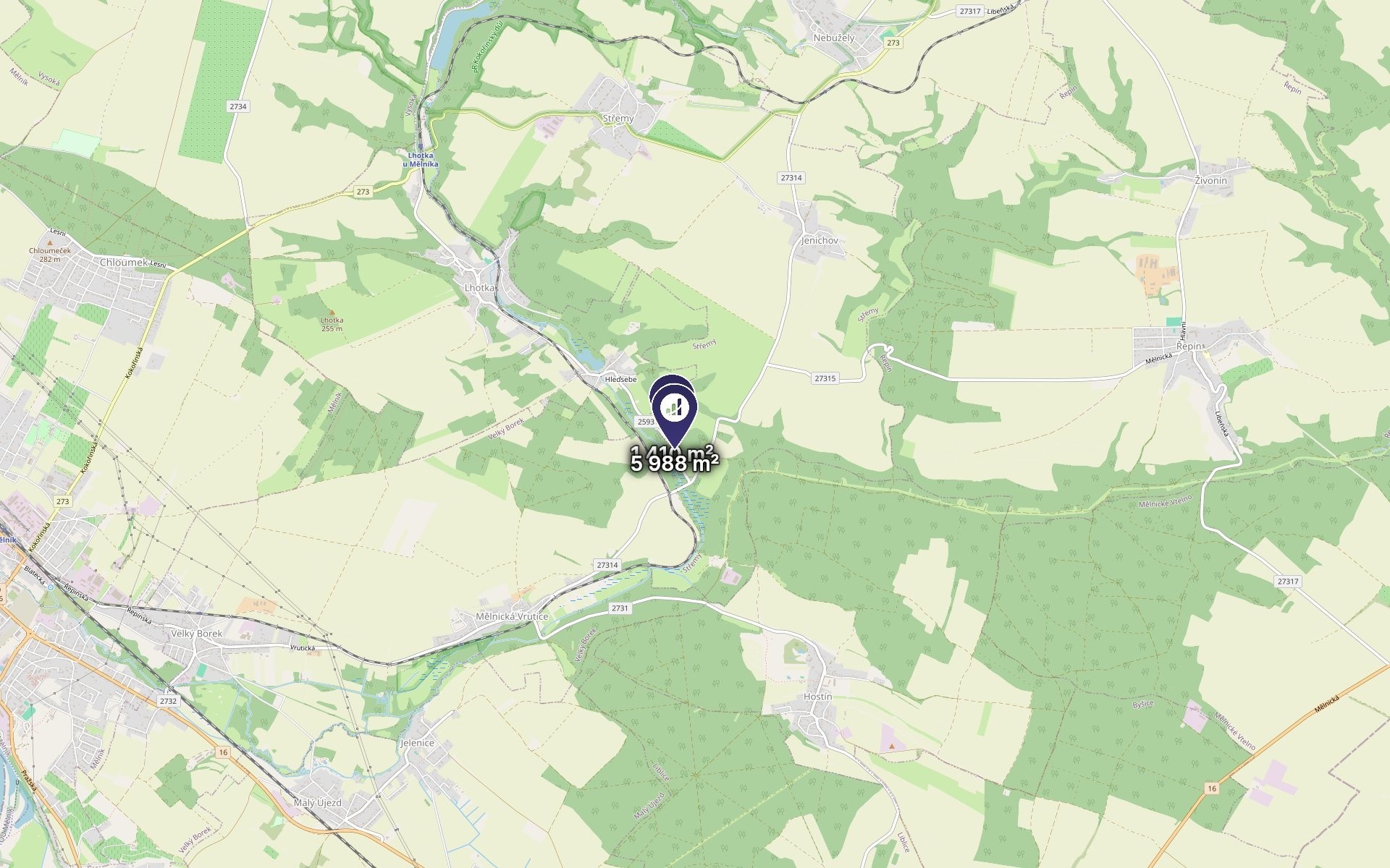 Zemědělský pozemek · 7 398 m² · Střemy - 3
