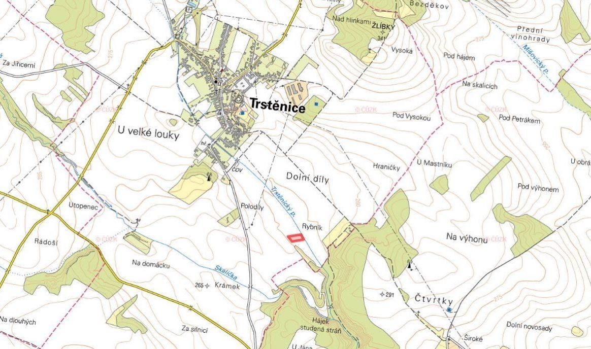 Prodej pozemek pro bydlení - Hostěradice, 671 71