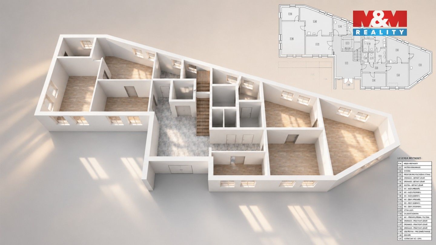 Obchodní prostory, nám. Míru, Třinec, 425 m² - 2
