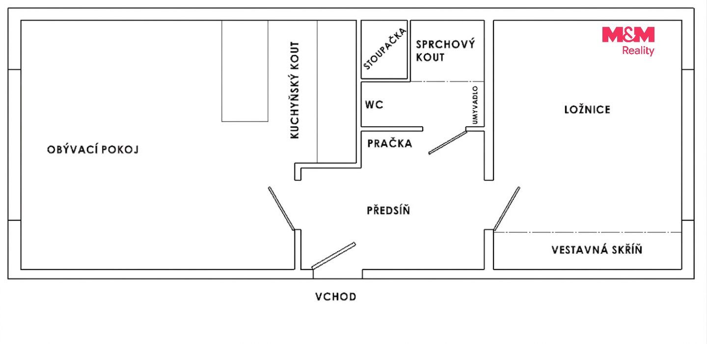 Byt 2+kk · 42 m² · Hrdinů, Liberec - 3