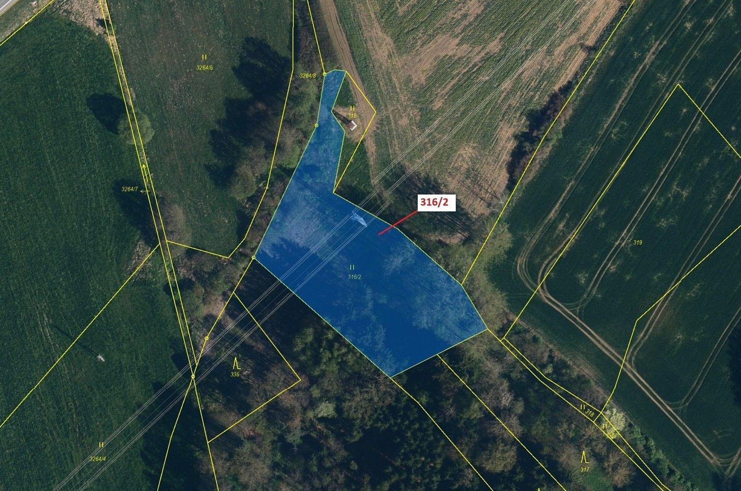 Prodej louka - Krasíkovice, okres Pelhřimov, Kraj Vysočina - 2