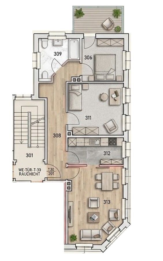 3+1, Magdeburger Allee 72 Erfurt Johannesvorstadt/Johannesplatz Thüringen 99086, 80 m² - 2