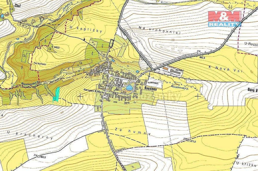 Zemědělské pozemky, Slabce - Rousínov, okres Rakovník - 2