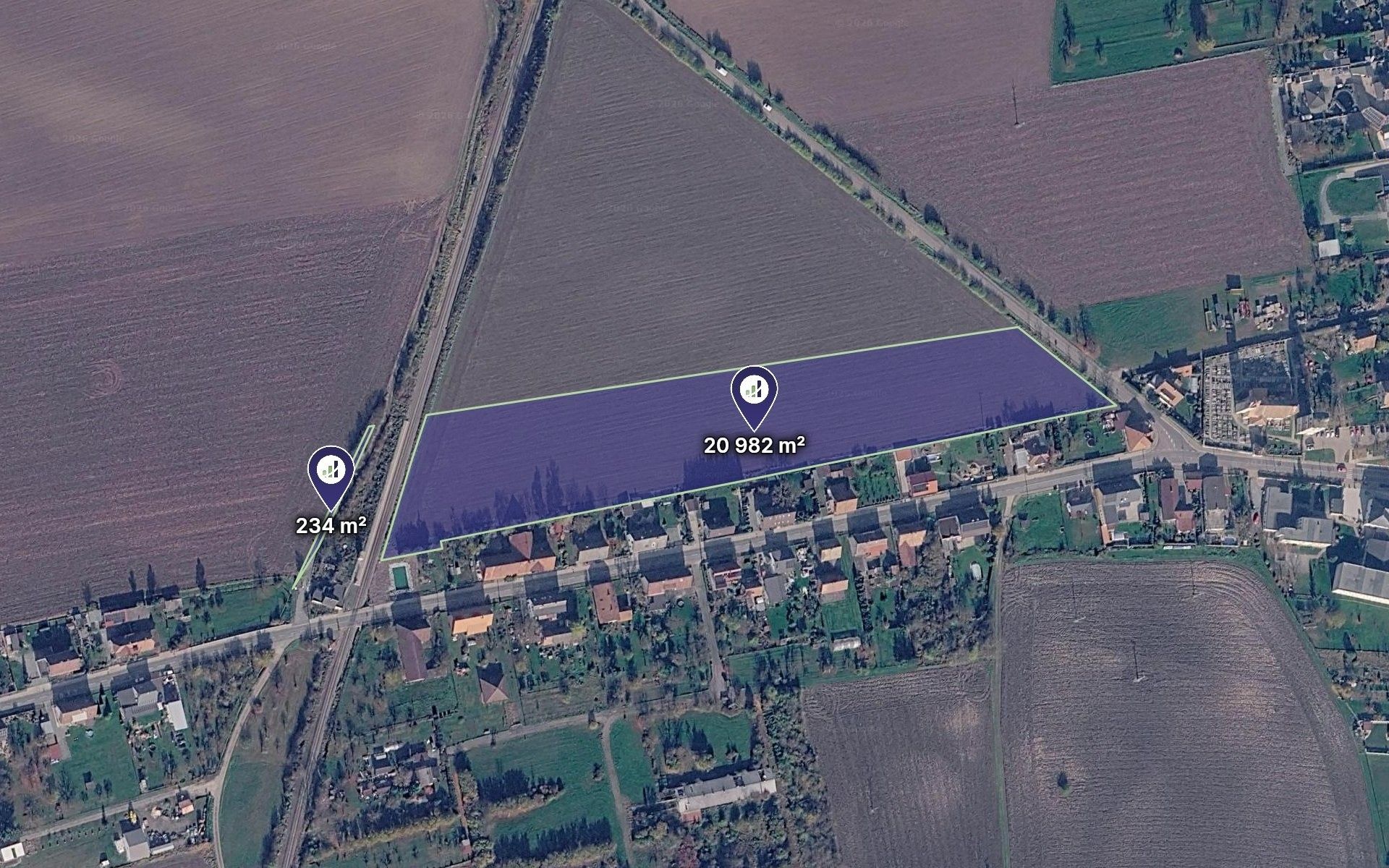 Zemědělský pozemek, 21 216 m²