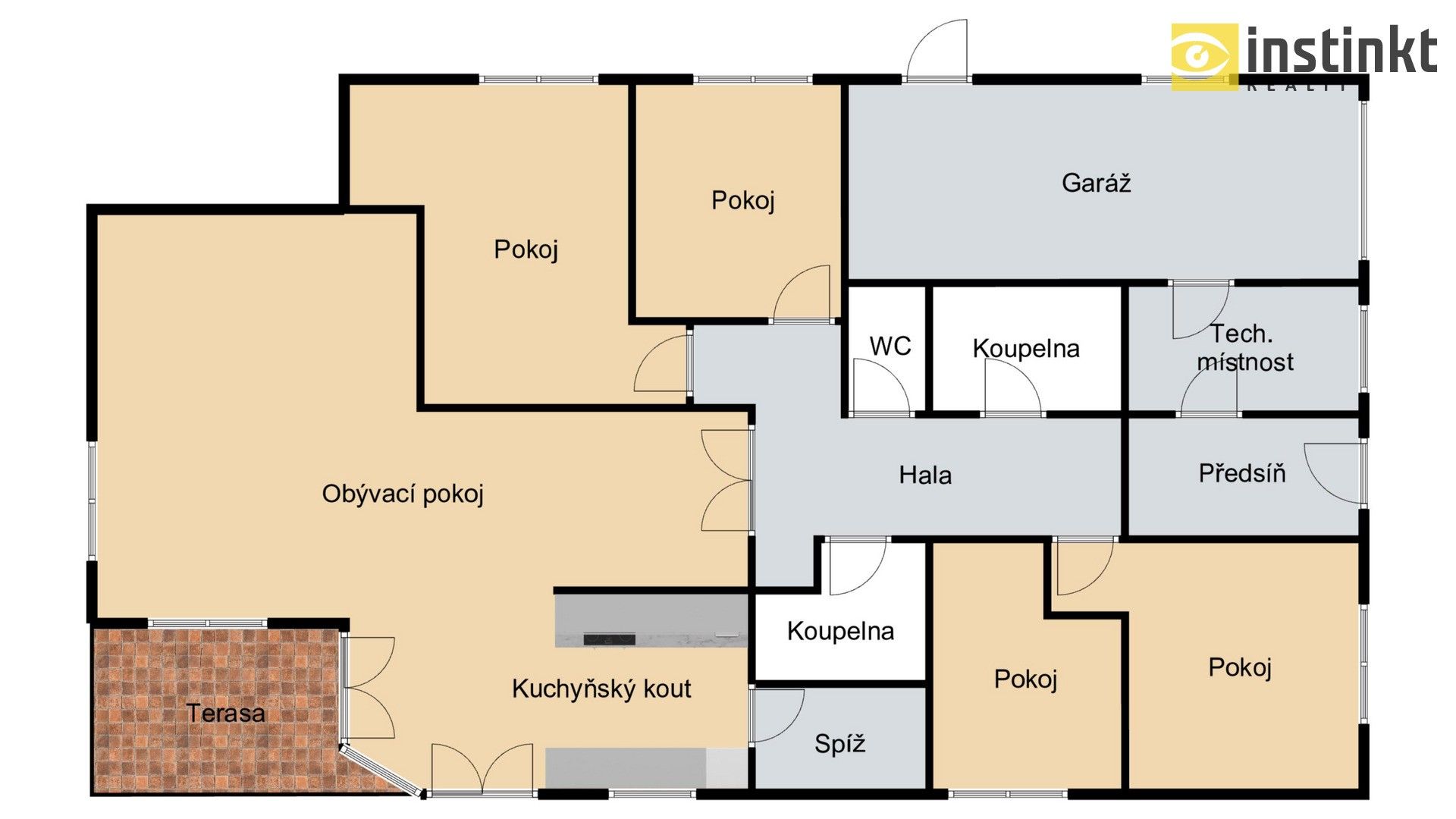 Pronájem rodinný dům - Chocholova, Praha, 191 m²