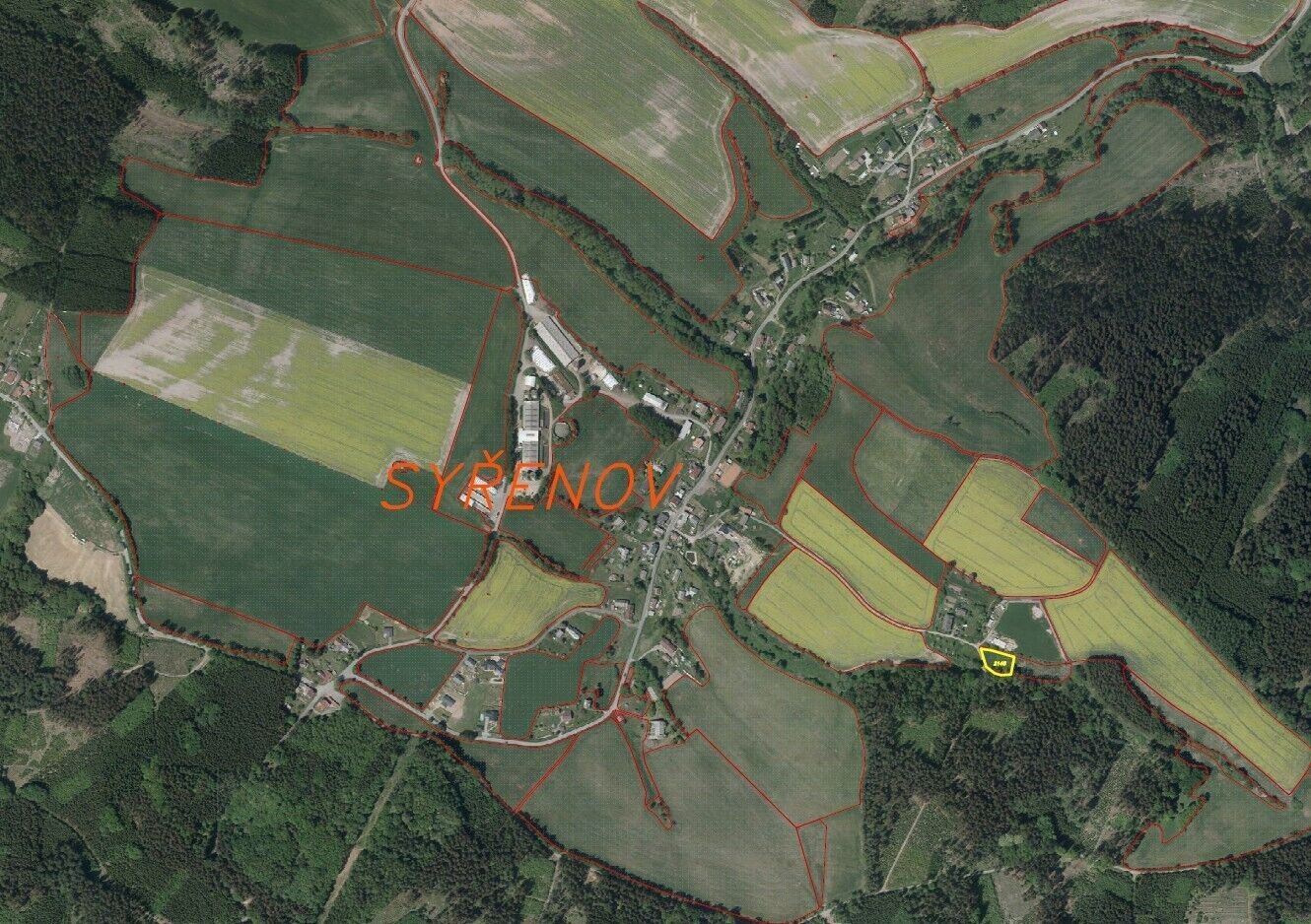 Prodej pozemek - Syřenov, 1 m²