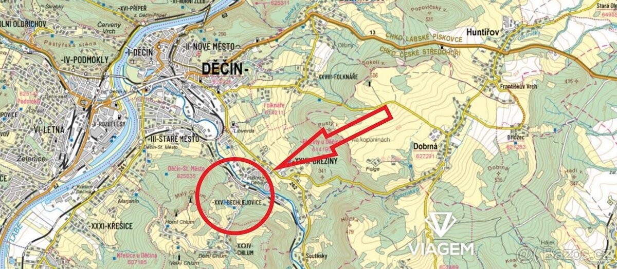 Pozemek pro bydlení · Děčín, 405 02 - 3