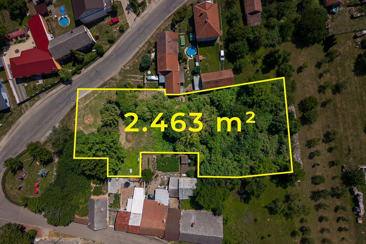 Pozemek pro bydlení, 2 463 m²