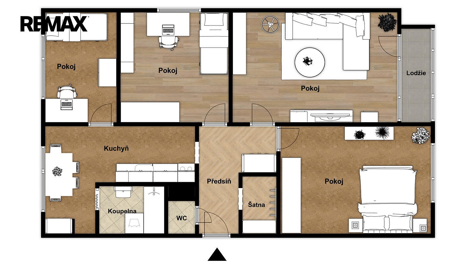 Byt 4+1 · 79 m² · Generála Svobody, Jirkov, okres Chomutov - 3