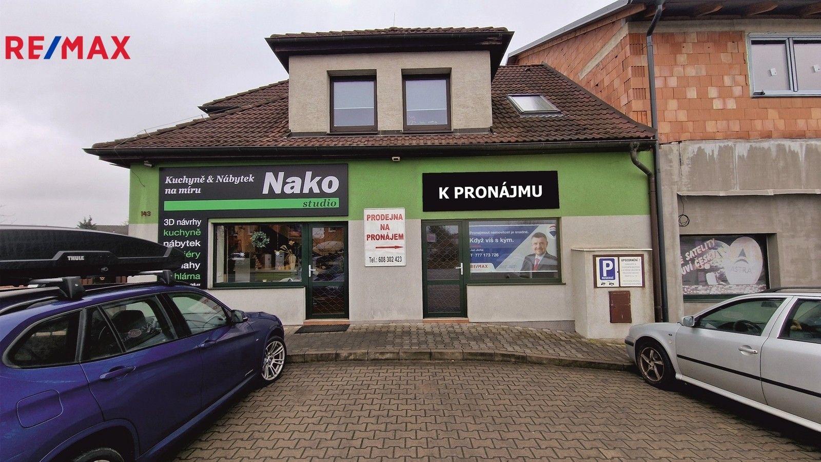 Obchodní prostory, Budějovická 143, Jesenice, 39 m²