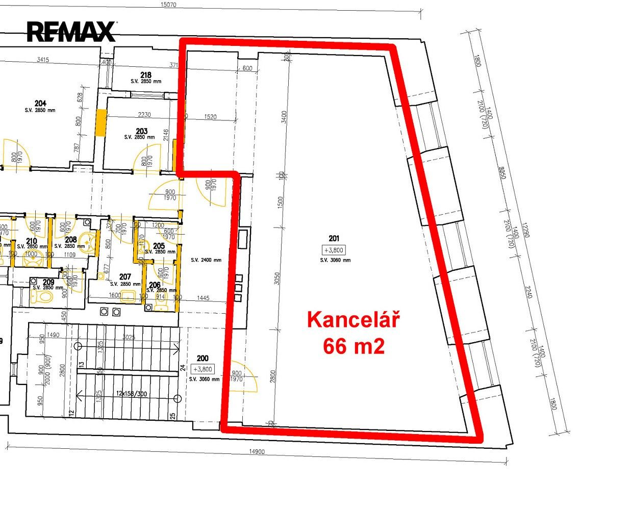 Kanceláře, Moravská Třebová - Město, okres Svitavy, Pardubický kraj, 66 m² - 2