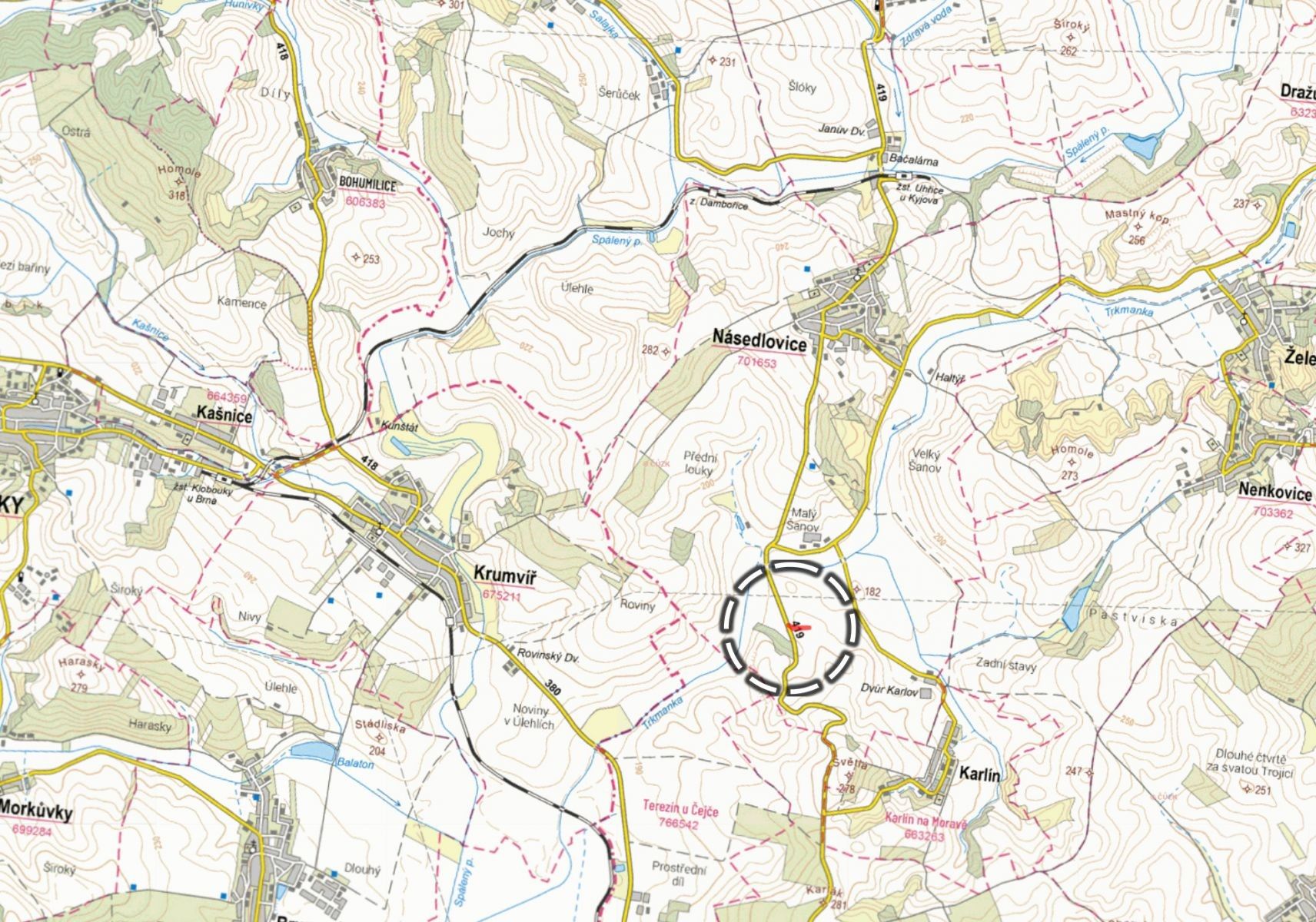 Prodej zemědělský pozemek - Násedlovice - 2