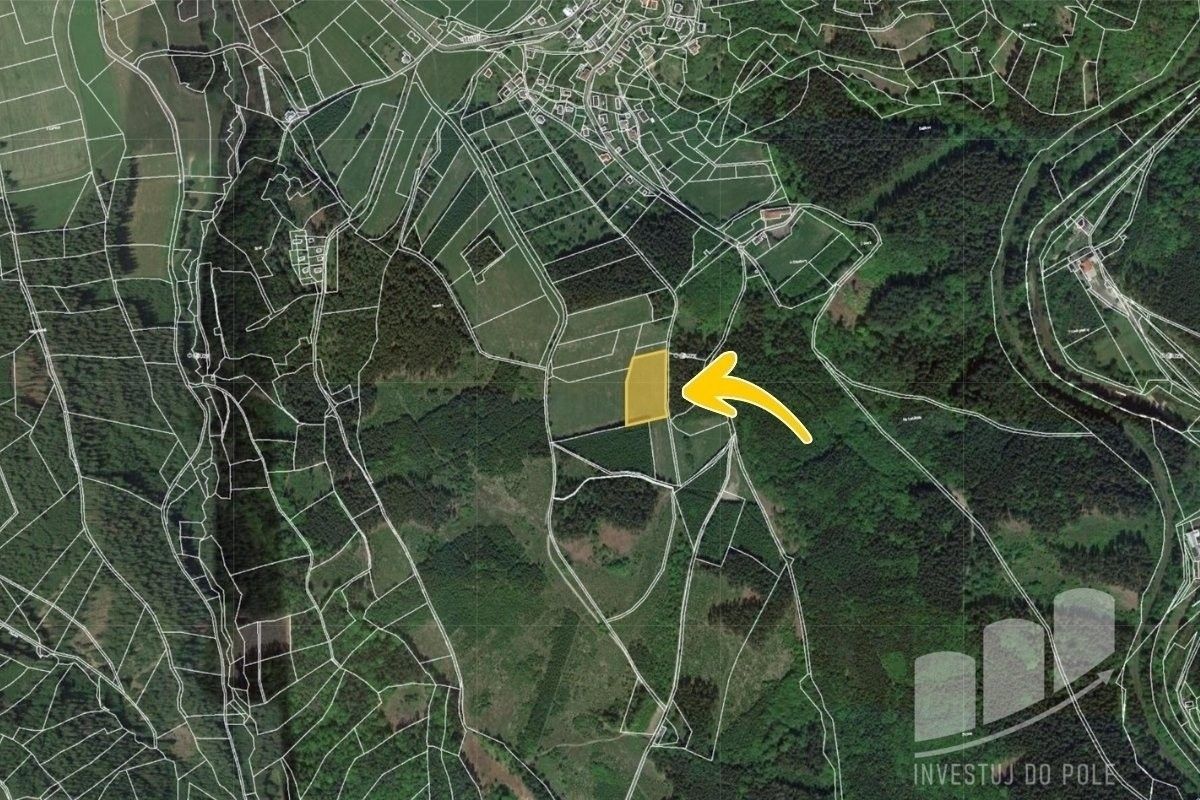 Prodej louka - Vlastiboř, 3 222 m²