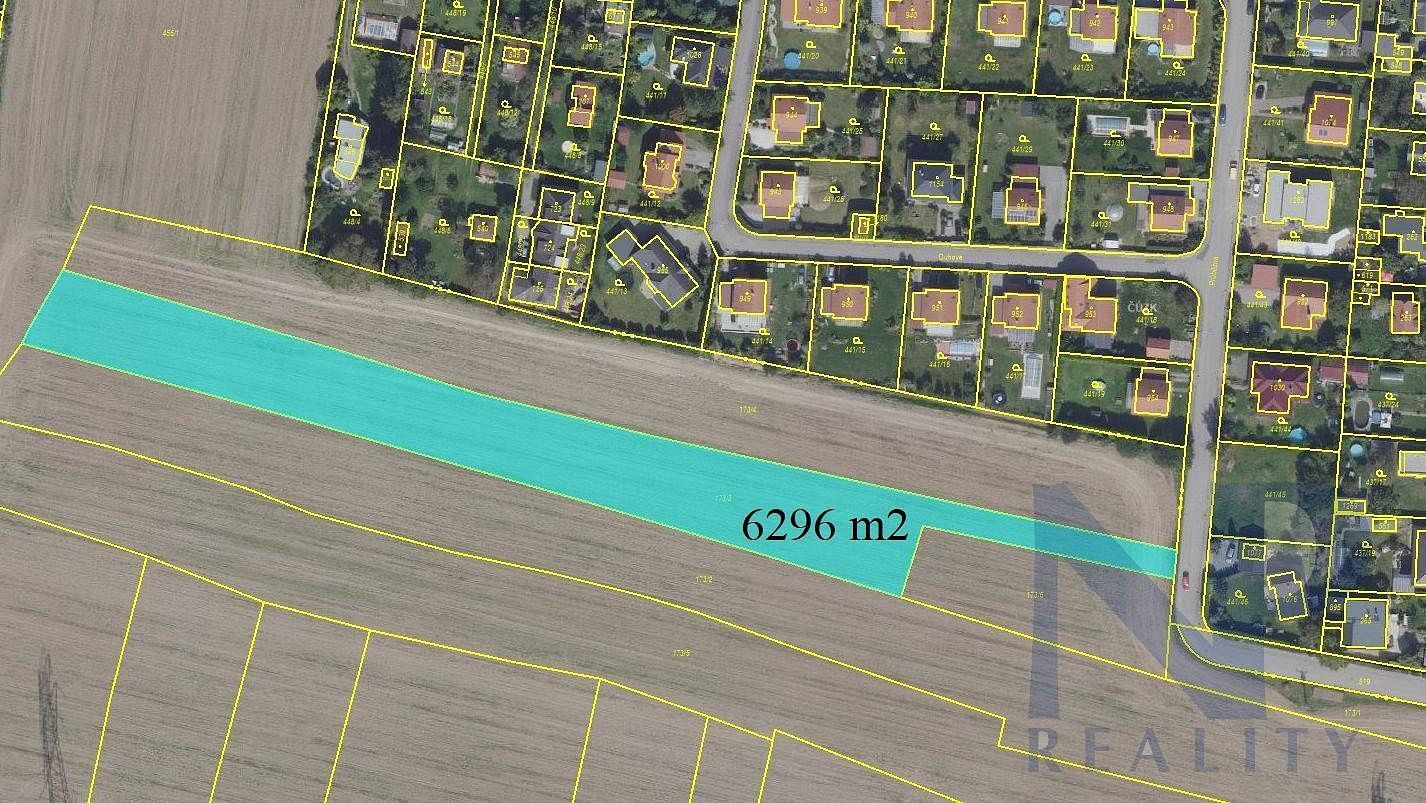 Zemědělský pozemek, 6 296 m²