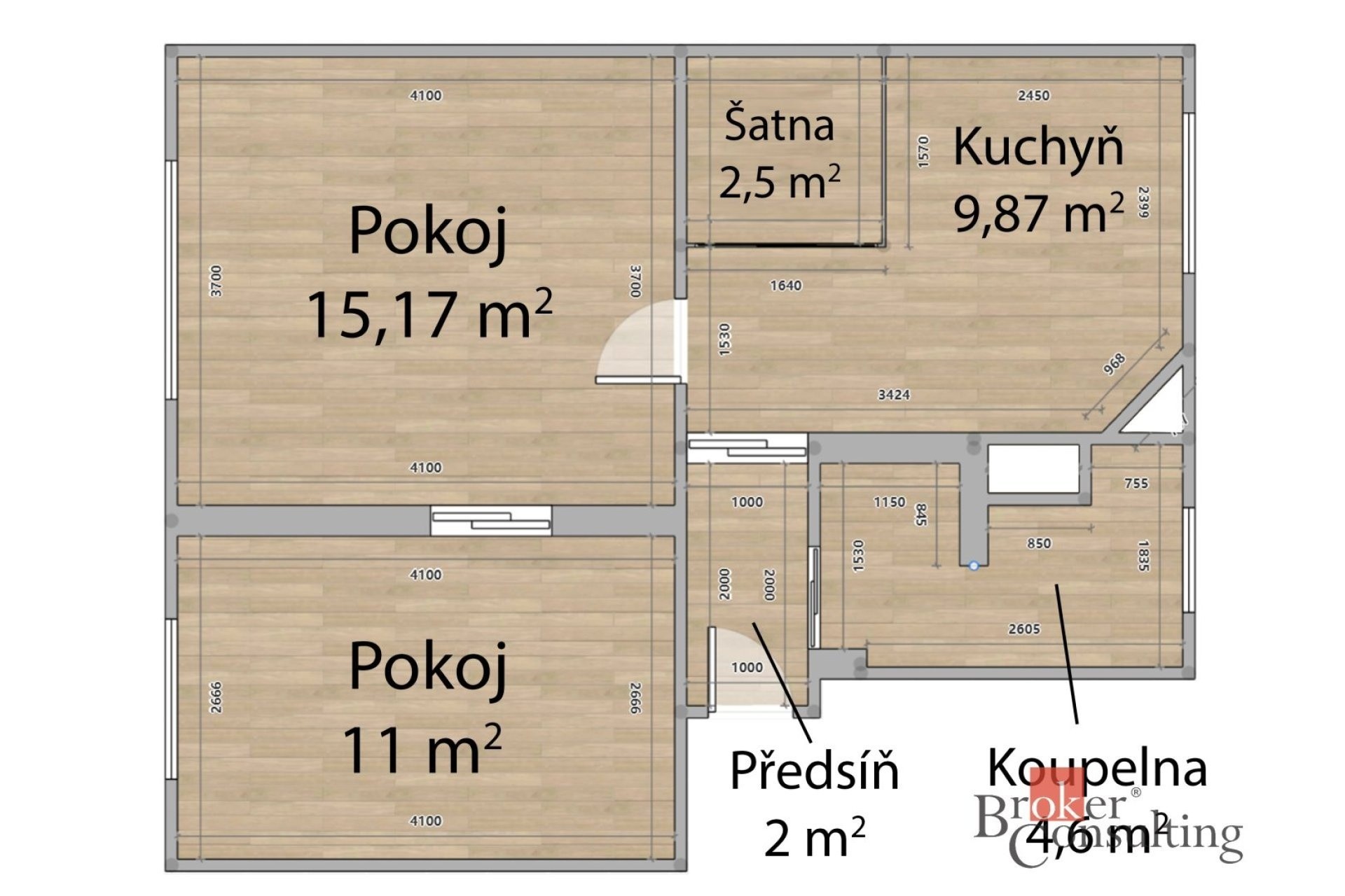 Prodej byt 2+1 - Sídliště, Tmaň, 49 m² - 5