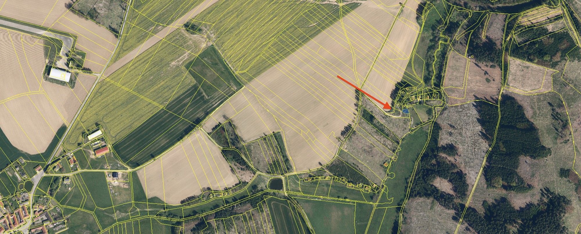 Prodej pozemek pro bydlení - Pelhřimov - Vlásenice, Kraj Vysočina - 2