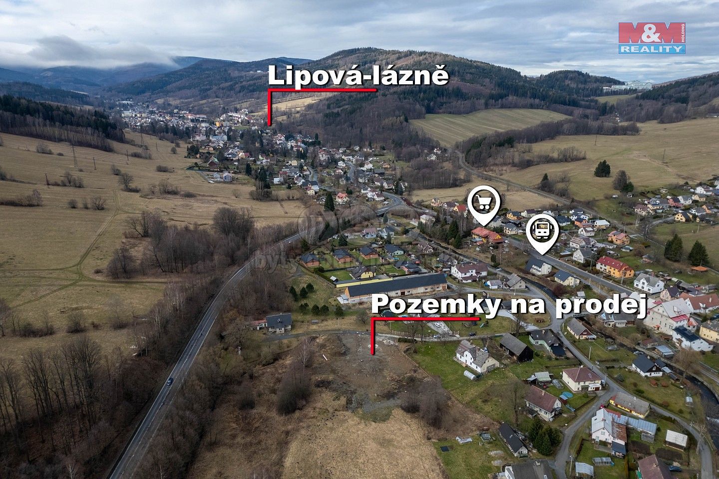 Pozemky pro bydlení, Lipová-lázně, okres Jeseník, Olomoucký kraj - 2