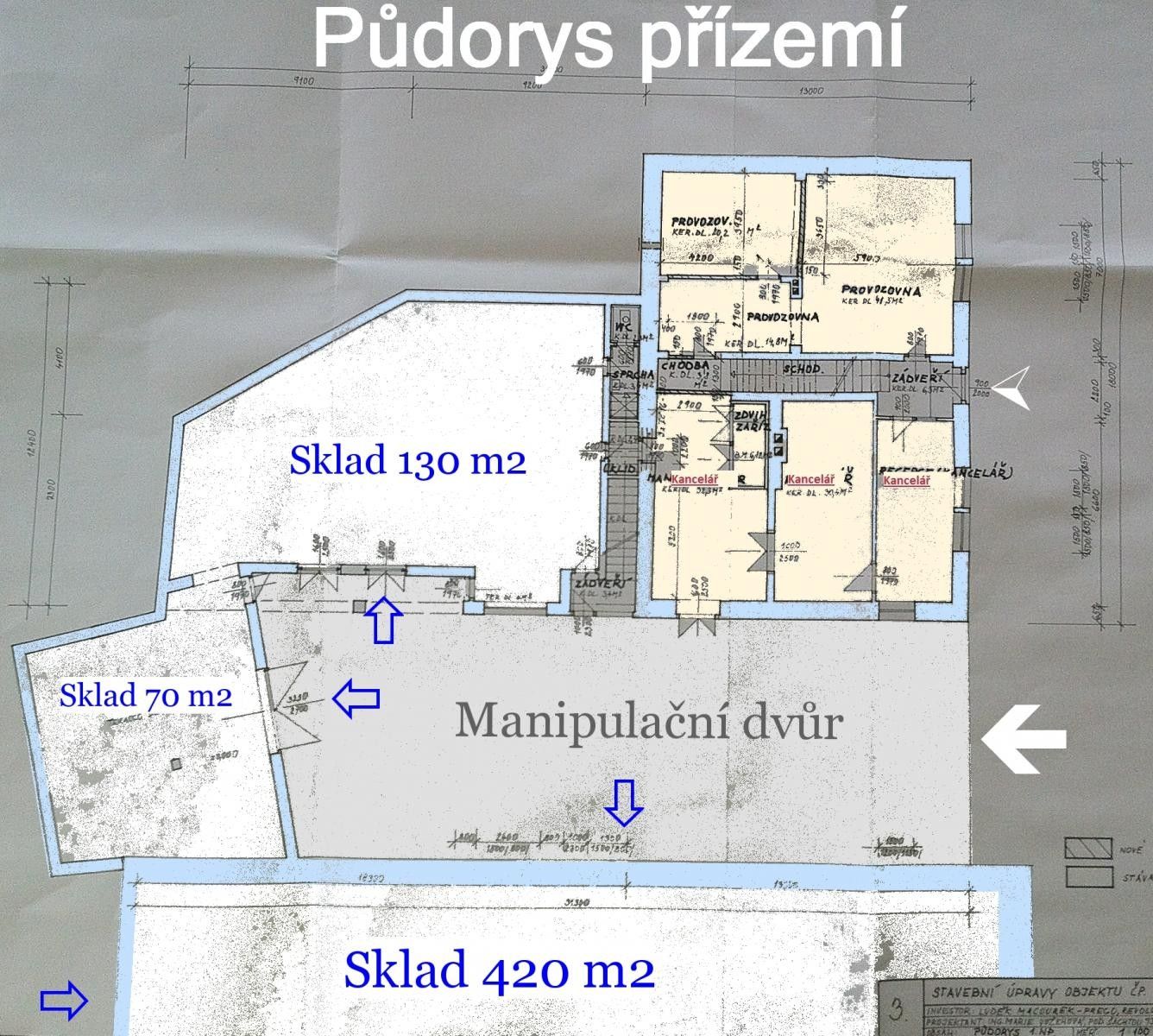 Prodej výrobní prostory - Čs. armády, Zdice, 1 400 m²
