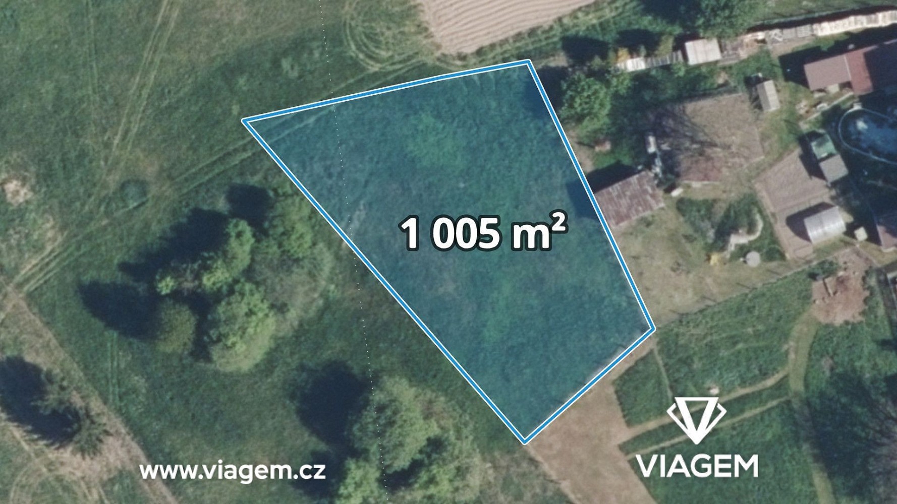 Pozemek pro bydlení, 1 005 m²