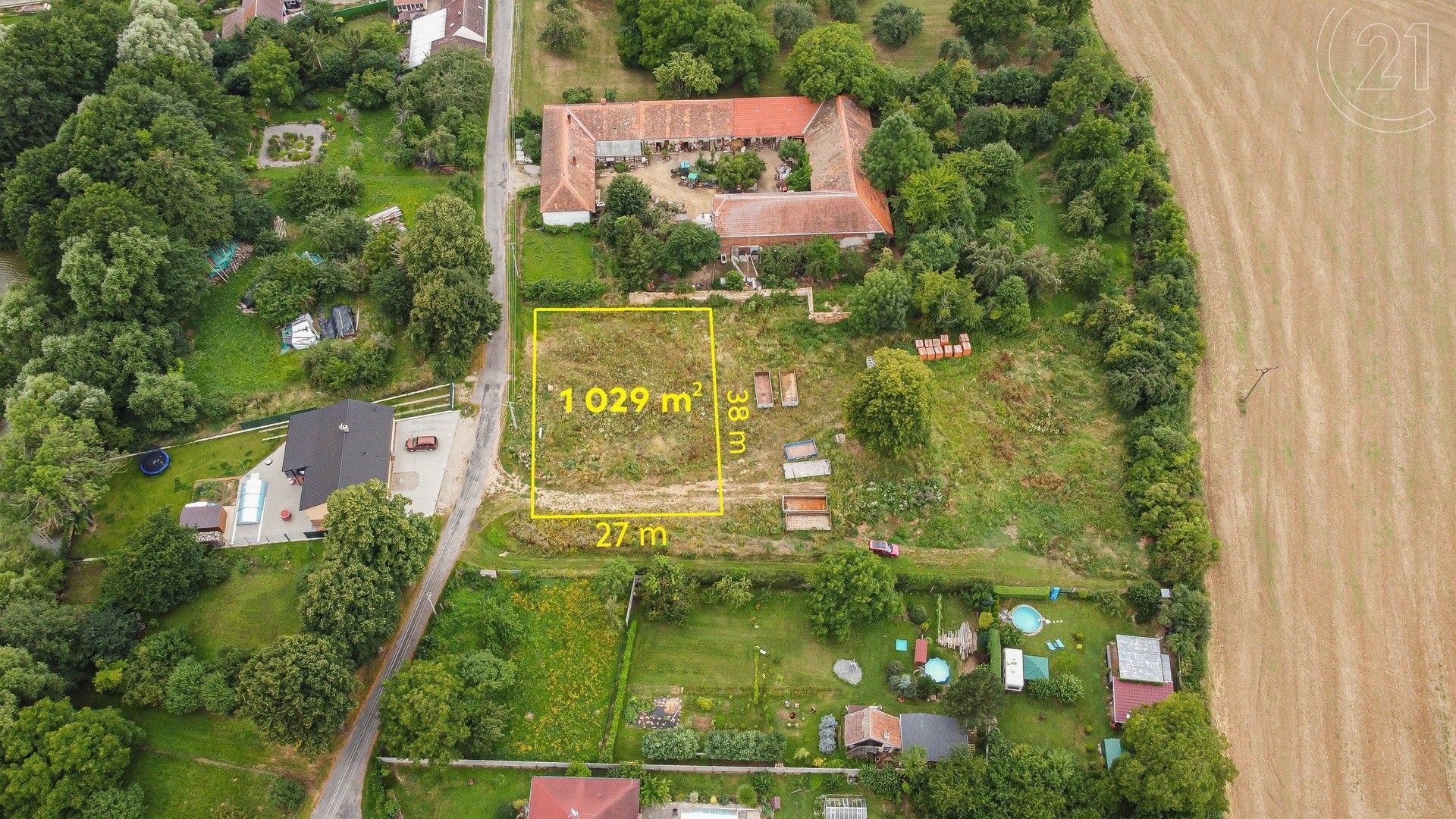 Prodej pozemek pro bydlení - Jackov, Moravské Budějovice, 1 000 m²