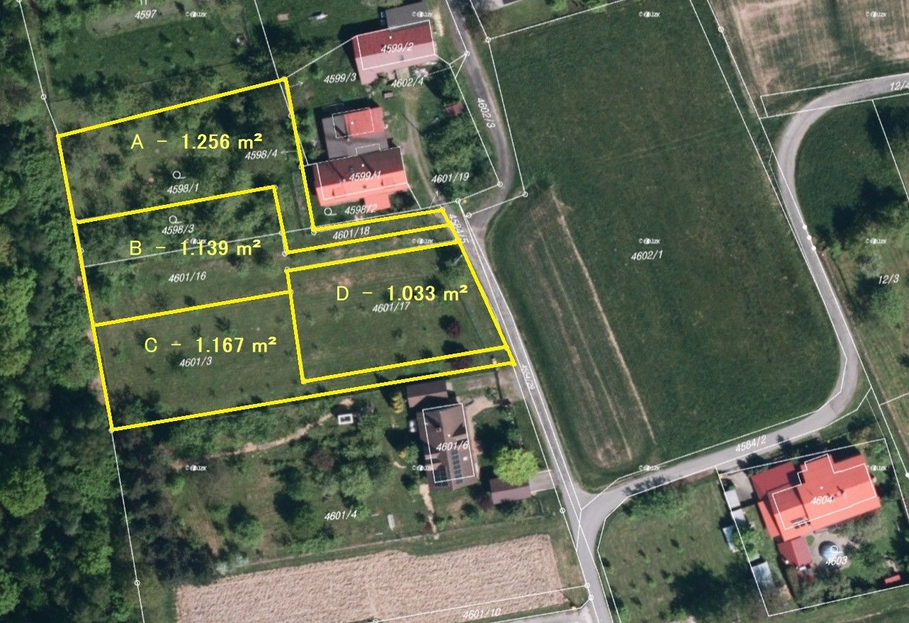 Pozemky pro bydlení, Lískovec, Frýdek-Místek, 1 256 m²