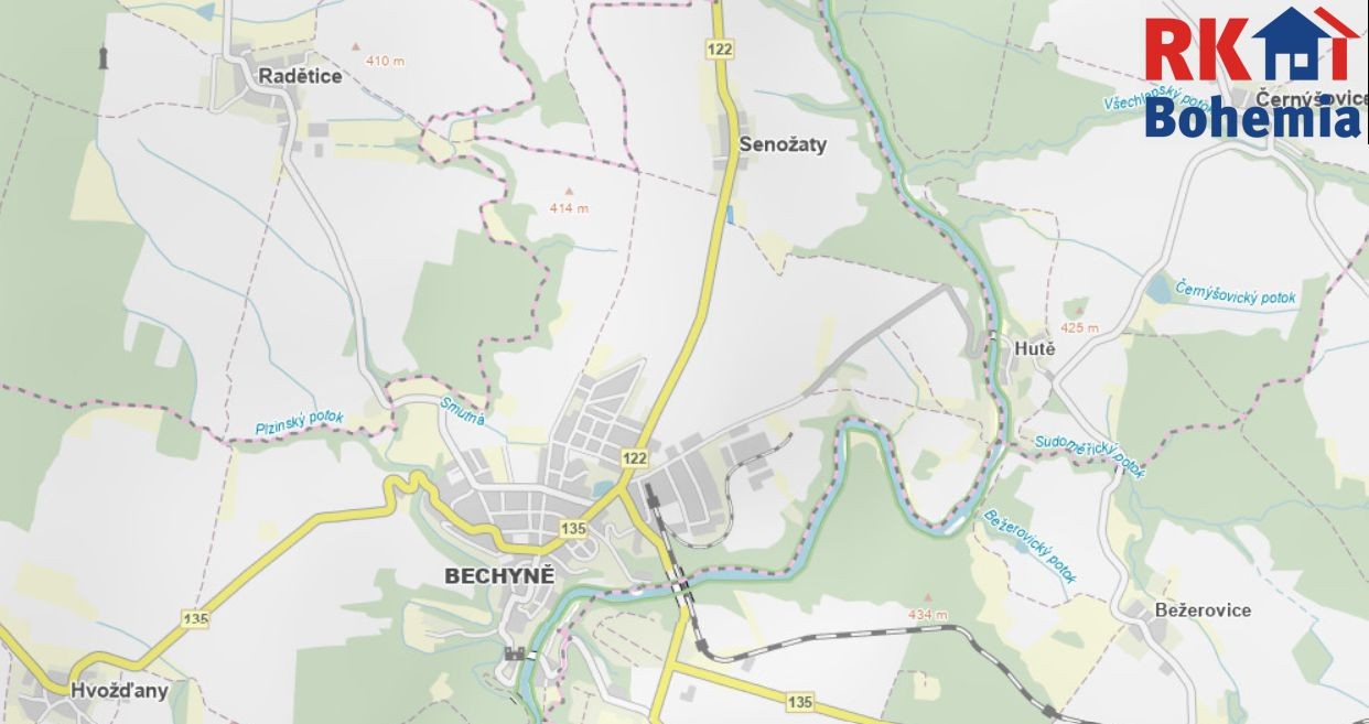 Prodej pozemek pro bydlení - Bechyně Senožaty - 5